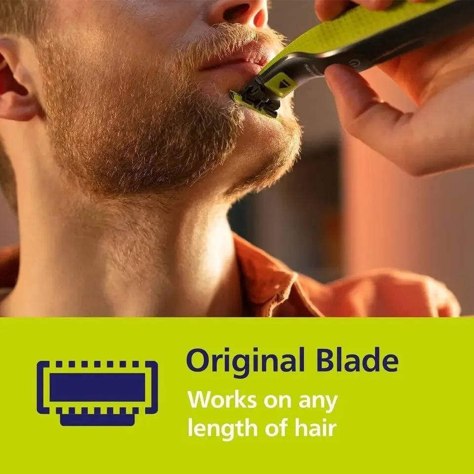 Kit 1 Lamina Refil Barbeador Compatível Com Philips Oneblade