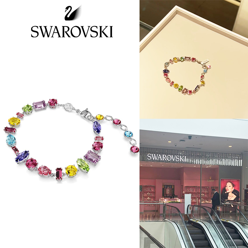 Pulseira De Moda Feminina Swarovski Ariana Grande S925 Prata Esterlina Corte Misto , Pedra...