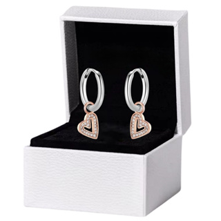 Brincos de coração pintados à mão deslumbrantes femininos | Presente Premium em Prata 925 em Oferta na Shopee