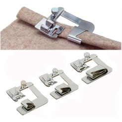Sapatas Calcador Sapatilha Bainha Enrolada 3mm 4mm 6mm 12mm 19mm E 25mm