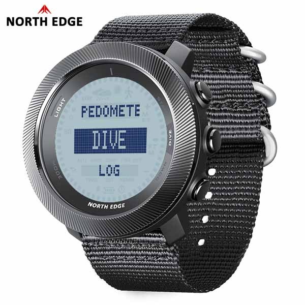 NORTH EDGE APACHE-D Relógio De Computador De Mergulho Profissional Original À Prova D'água 100M Livre Natação Temperatur em Oferta na Shopee