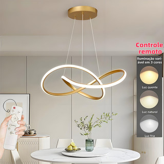 3 Cores (110V-220V) Lustre De Teto Nórdico De Luxo Lustre Para Sala De Jantar e Estar Lustre