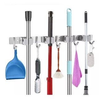 Suporte Multifuncional de Parede 7 ou 9 Posições｜Em Aço Inox｜Ideal para Casa e Lavanderia