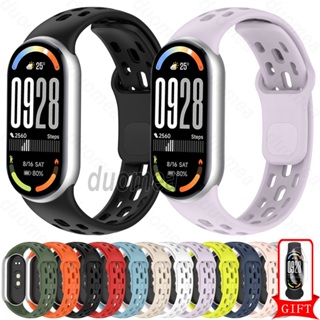 Pulseira De Silicone Respirável Loop Acessórios Para Xiaomi Smart Band 10 9 8 / Mi Band 10 Ceramic Edition em Oferta na Shopee