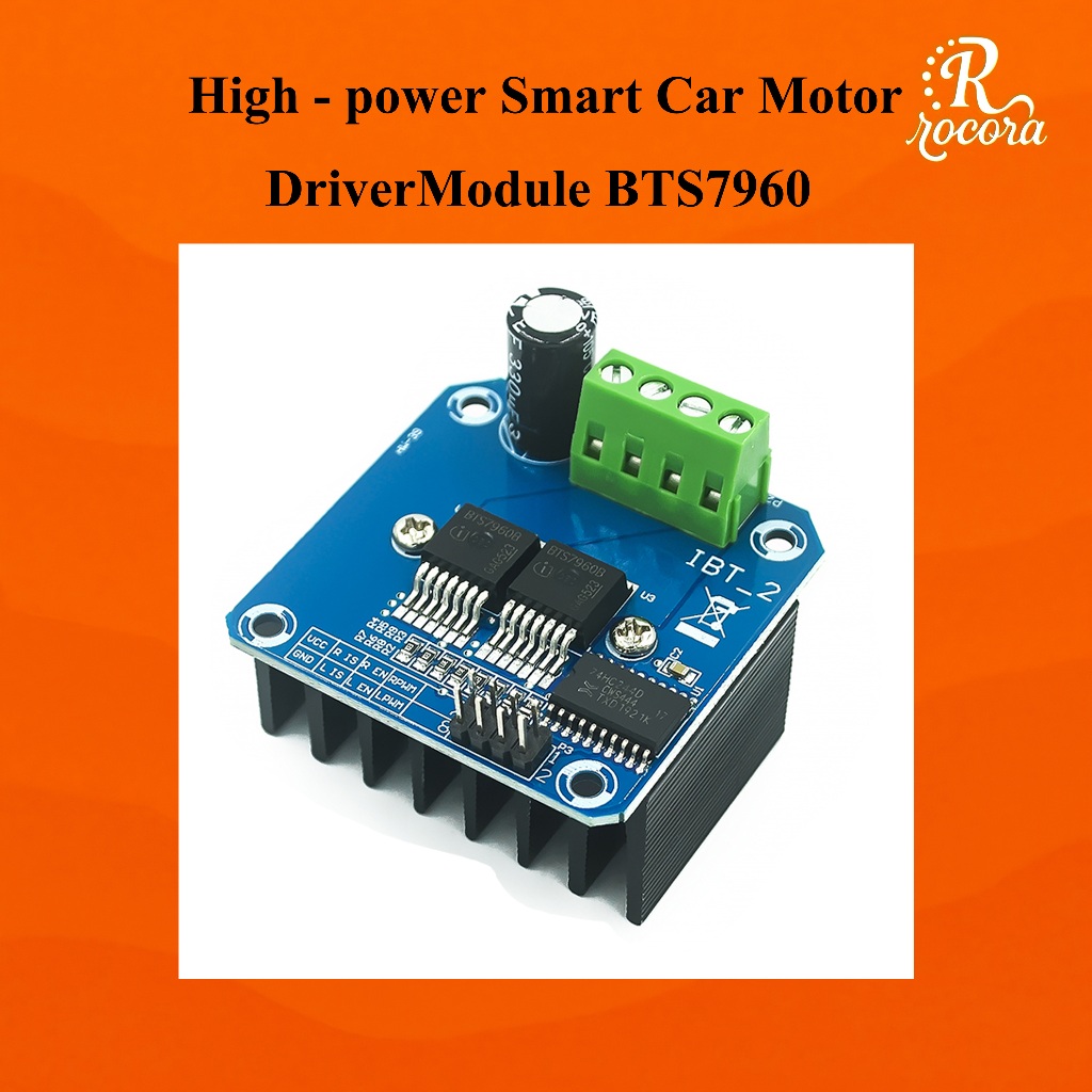 Módulo Driver de Motor BTS7960 43A Alta Potência Ponte H Controle PWM Arduino