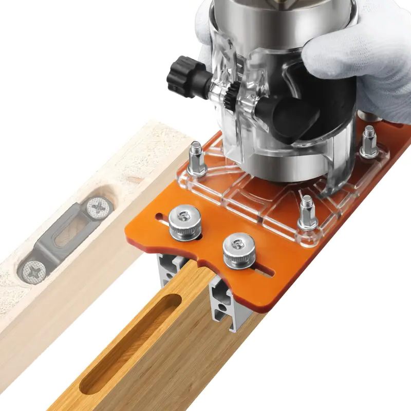 2 em 1 Posicionador De Ranhura para carpintaria Madeira Ferramenta Guia De Localizador De Perfuração em Oferta na Shopee
