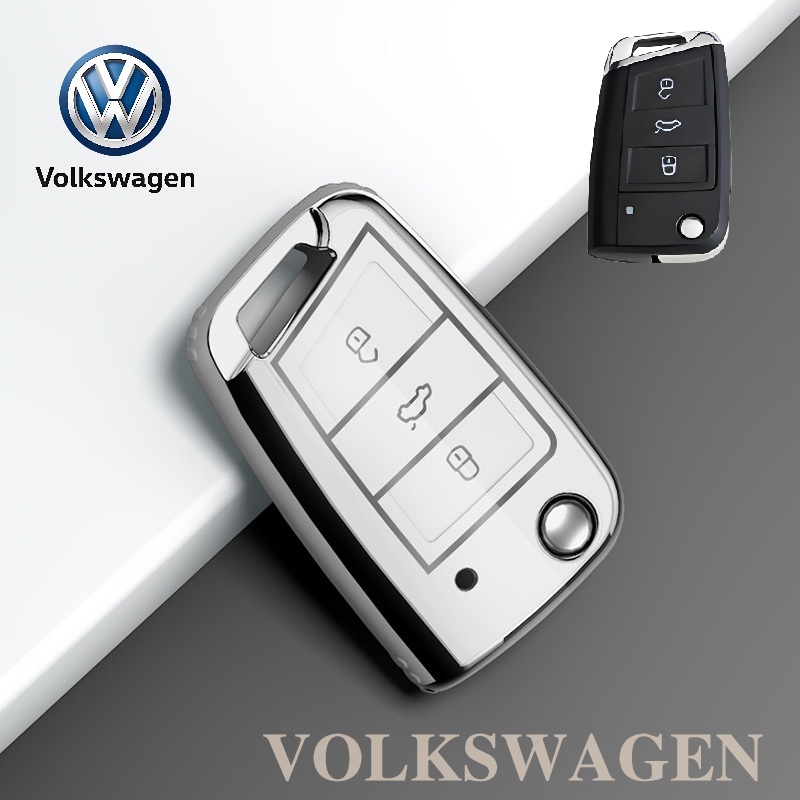 Capa Protetora Para Chave De Carro Volkswagen T-cross/Nivus/TIGUAN/Polo/GOL/JETTA/BORA/TAOS em Oferta na Shopee