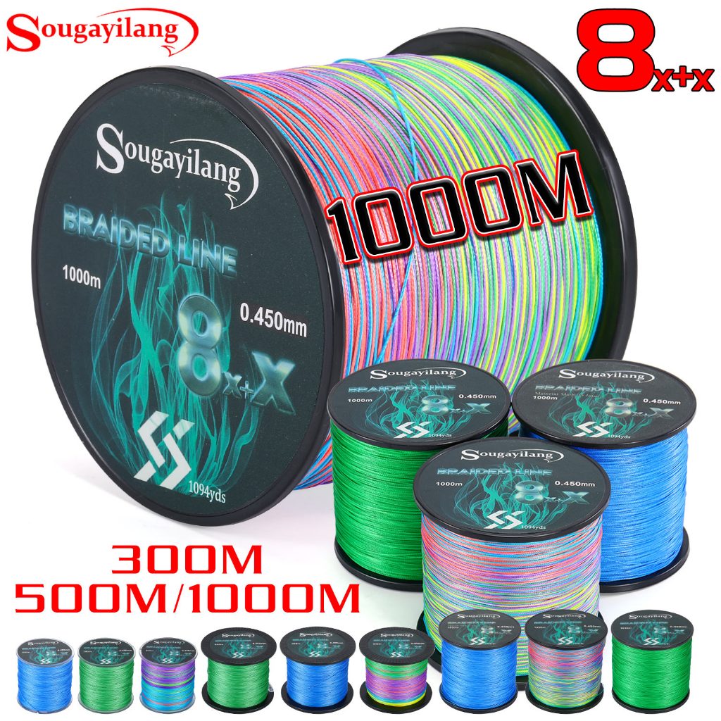 Linha De Pesca Sougayilang 300 Metros 9 Fios Trançados Fio Super Forte Mais Suave em Oferta na Shopee
