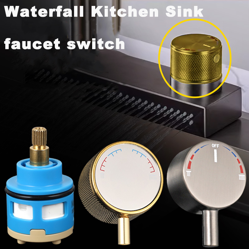 Interruptor De Torneira Para Pia De Cozinha , Cascata De Chuva Voadora , Substituição Antiderrapante , Botão De Bacia ,