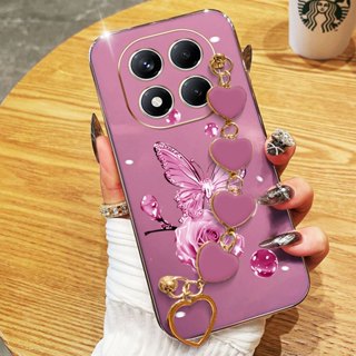 Capa Para Xiaomi Redmi Note 14 Pro 5G 4G Plus Poco X7 Pro Borboleta amor pulseira a prova de choque em Oferta na Shopee