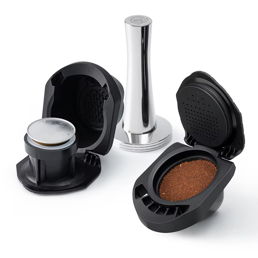Imagem Adaptador para Cafeteira Dolce Gusto Reutilizável Cápsula Recarregável para Café Moído Original