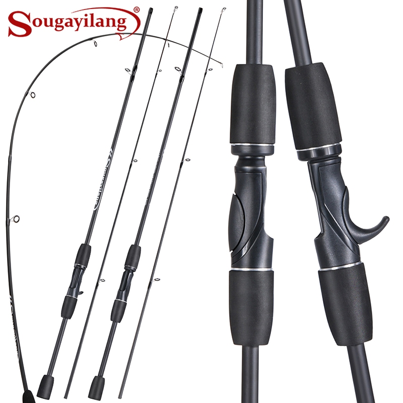 Sougayilang Vara De Pesca De Fibra De Carbono 1.8 UL Power Fundição Ultra Leve Arremesso