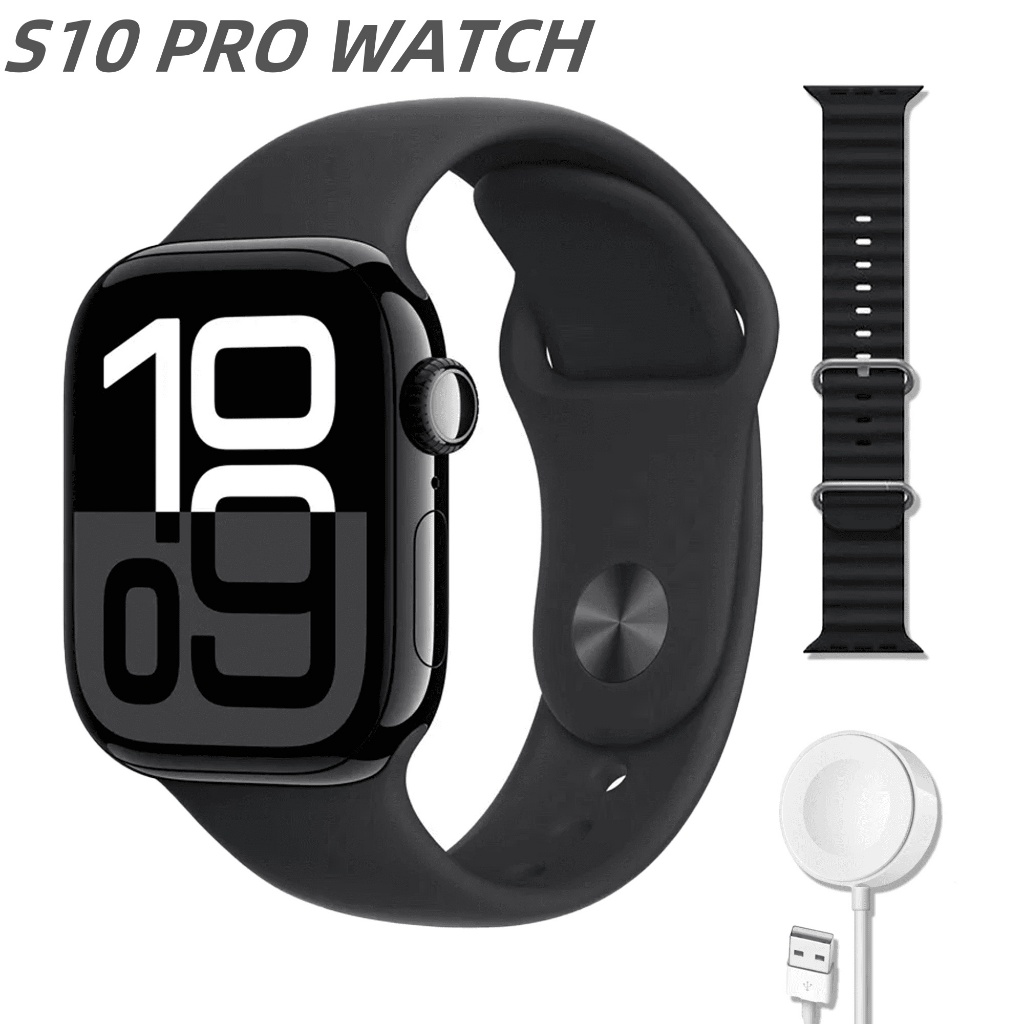 Imagem 2025 mais recente smartwatch s10 pro Relógio 10 Série 2.08 Pologas Sem Fio bluetooth Esportes