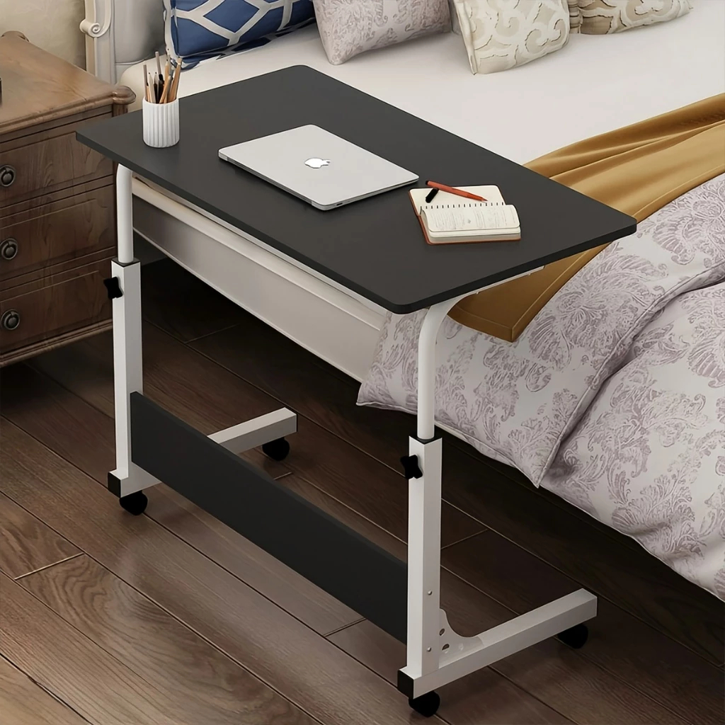 Haosin Mesa Multiuso para Notebook Altura e Inclinação Ajustáveis Com Rodinhas e Suporte para Tablet