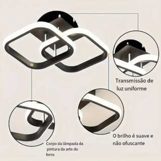 KIT1-2 Led , Luzes De Teto , Lustres Modernos Minimalistas Sala E Quarto , 110V-220V .