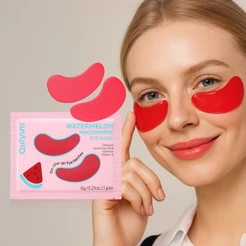 QUIYUM Melancia Niacinamida Máscara Para Os Olhos Hidratação Suave Com Ácido Hialurônico , E Delicada Cafeína