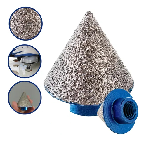 Broca Furar Porcelanato Diamantada M14 50mm Cônica em Oferta na Shopee