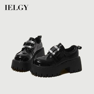 IELGY Sapatos De Couro Estilo Francês Hepburn Femininos Novos Mocassins Plataforma De Salto Alto Mary Jane Com Saias em Oferta na Shopee