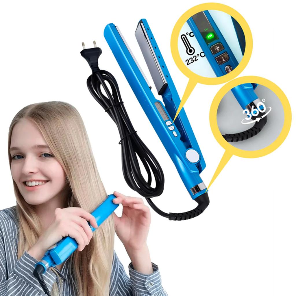 Chapinha Nano Titânio 450 ° F Bivolt-Display Digital-Profissional Progressiva-110V/220V em Oferta na Shopee