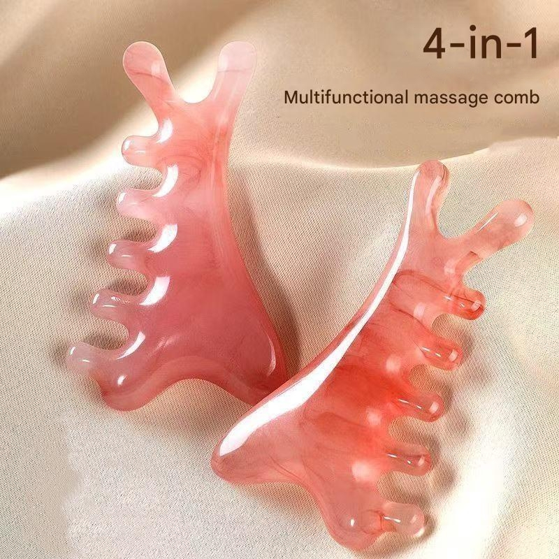 [Novo] Ferramenta De Emagrecimento Facial Massageador Gua Sha Para Rosto , Pescoço , Mandíbula , Orelha , Massagem Ocula