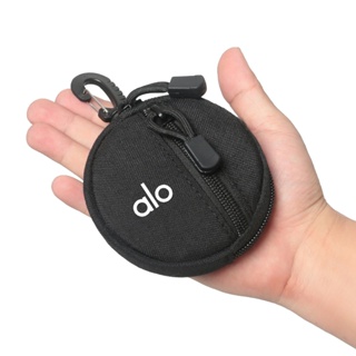 portátil redondo chaveiro saco de armazenamento fone de ouvido moeda chave carteira de viagem ao ar livre em Oferta na Shopee