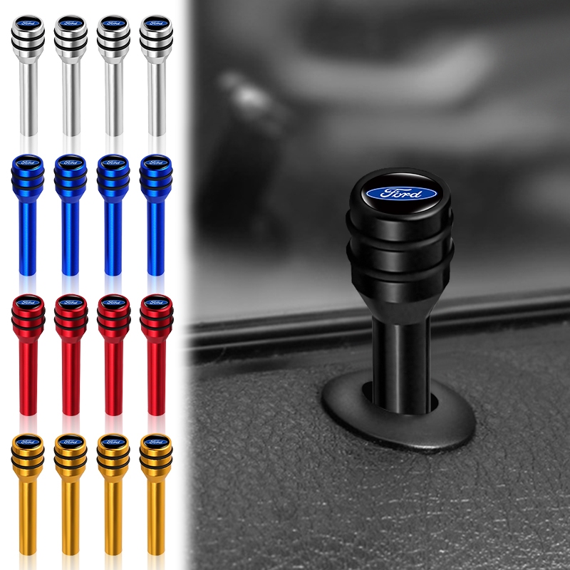 Pinos De Maçaneta De Fechadura De Porta De Carro , Parafusos De Trava De Segurança De Alumínio Para Ford Kuga Fiesta Foc