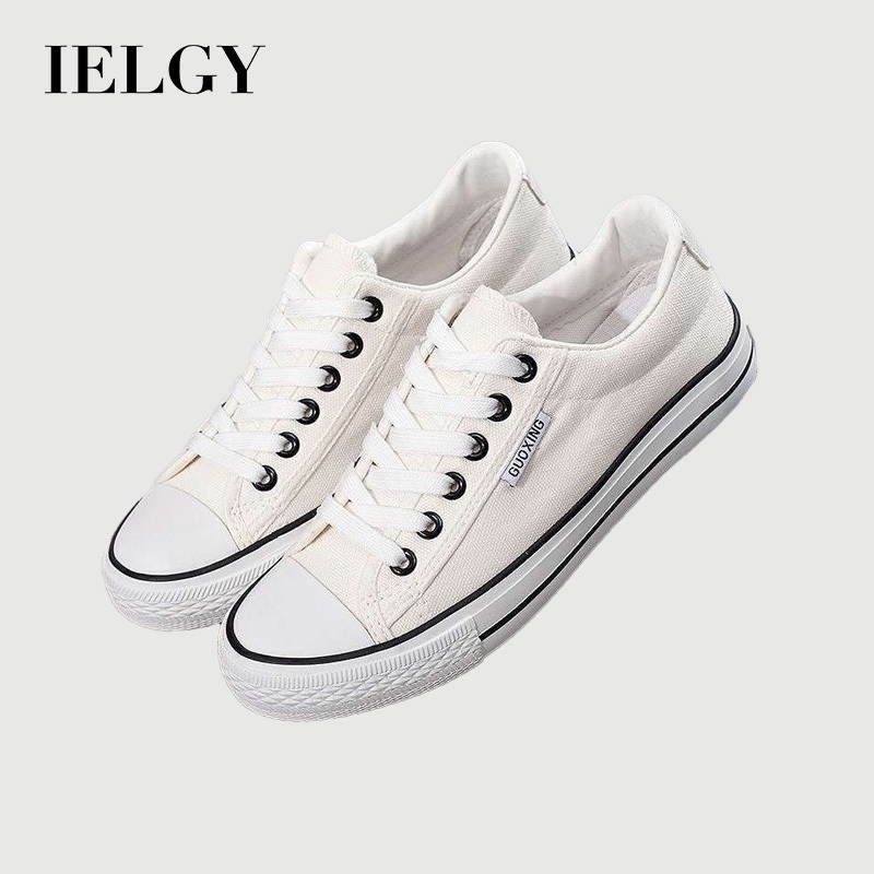 IELGY Street Shot Preto Velcro Sapatos De Lona Feminino Versão Coreana Do Estudante Selvagem Harajuku em Oferta na Shopee