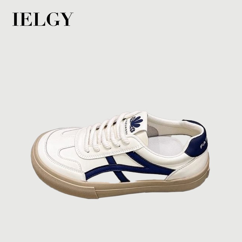 IELGY Forrest Gump shoes 2025 Novo Contraste De Costura De Sola Plana Sapatos Feminina retro Treinamento Alemão casual em Oferta na Shopee