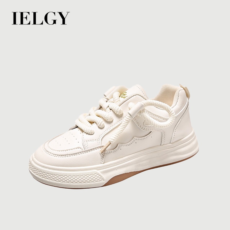 IELGY Sapatos Brancos Populares , Calçados Esportivos Casuais Versáteis De Sola Grossa Para Mulheres em Oferta na Shopee