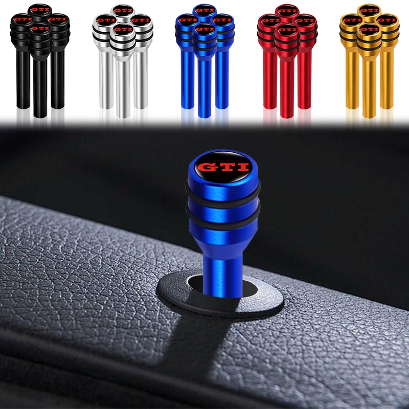 Alumínio Carro Caminhão Interior Maçaneta Da Fechadura Porta Do Puxar Pinos Para VW GTI Polo 5 7 Golf B5 B7 Passat Magot
