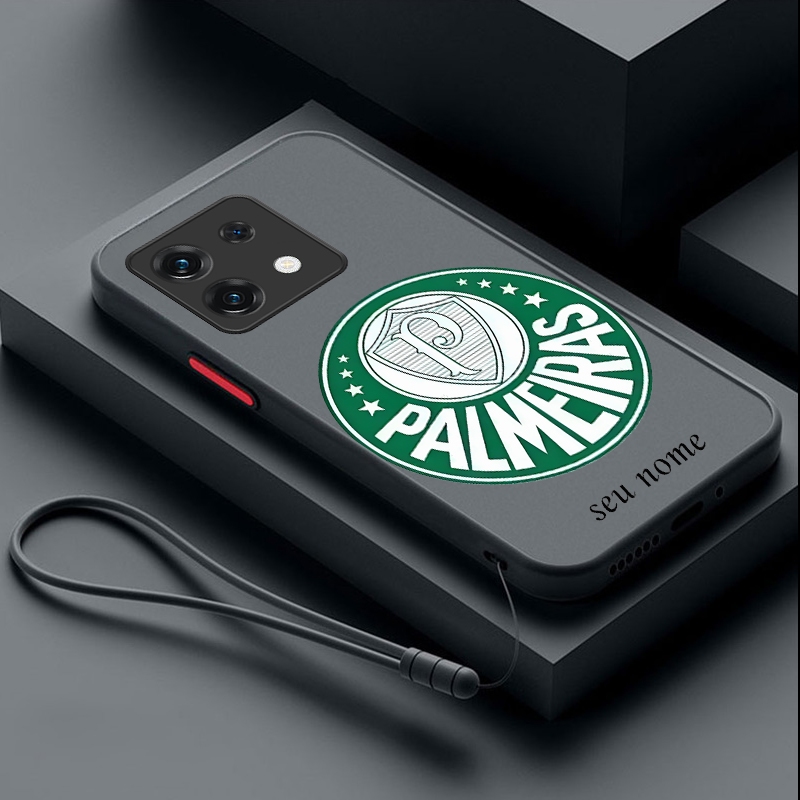 Redmi Note 13 Pro + 5G note13 5G Nome Capa Personalizada Palmeiras Team Emblem Matte Hard Case