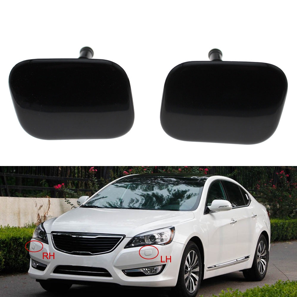 Para KIA Cadenza K7 2010 2011 2012 Amortecedor Dianteiro Farol Lâmpada Arruela Cilindro Spray Bico Jet Tampa Capa 98681-