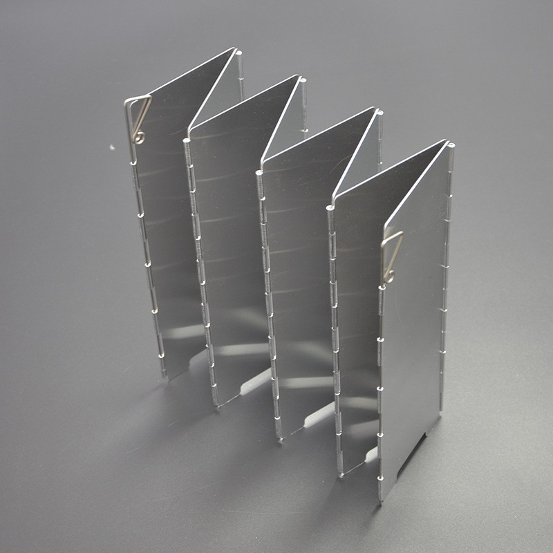 Protetor De Vento Para Fogareiro Wind Shield Camping em Oferta na Shopee