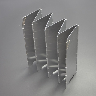 Protetor De Vento Para Fogareiro Wind Shield Camping em Oferta na Shopee