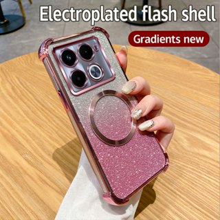 Para Motorola Moto Edge 60S 60 Fusion Edge60 Capa De Telefone Suporte De Pó Brilhante Airbag Anti Queda Transparente Pro em Oferta na Shopee