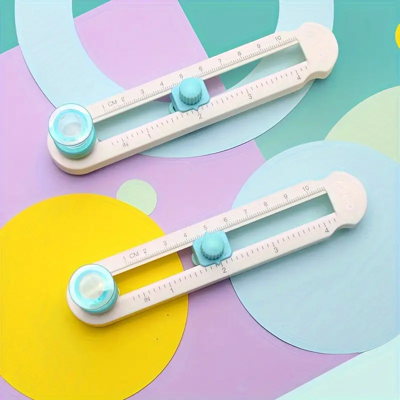 2-20cm Cortador Circular De Papel De Com Balança Ajustável Portátil Para Composto