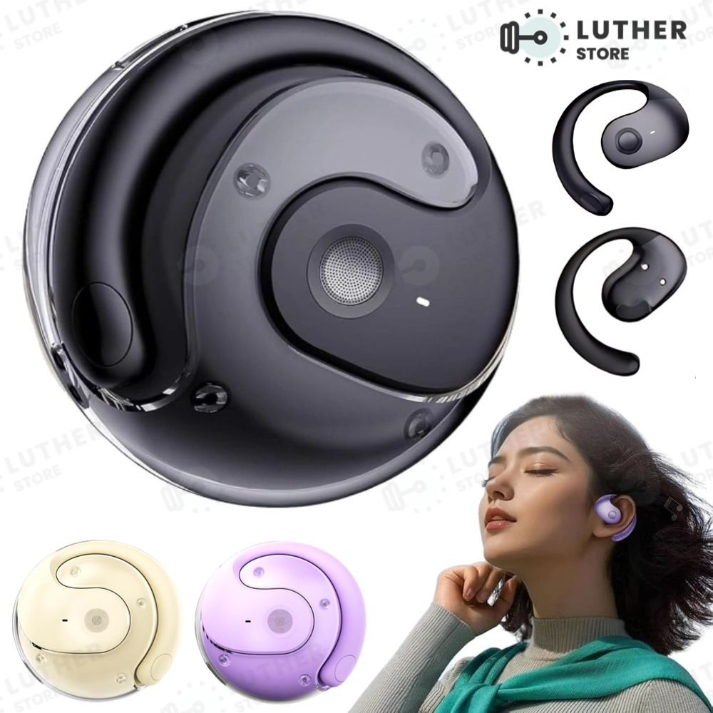 Fone de ouvido Sem fio Bluetooth Suporte Orelha Pendurada Anti-queda TWS Ergonômico