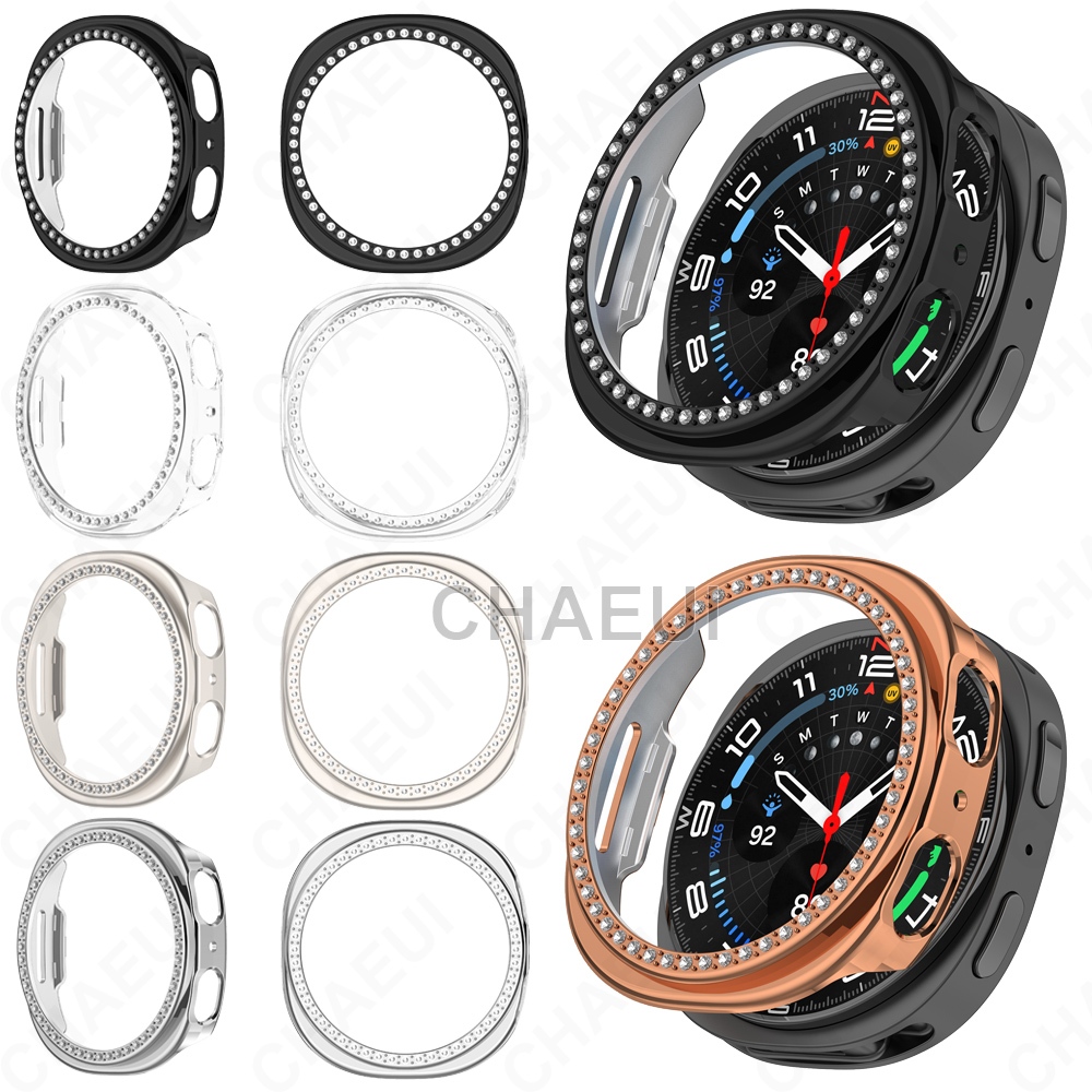 Protetor De Tela PC Case Frame Cover Acessórios Para Galaxy Watch 8 44mm 40mm em Oferta na Shopee