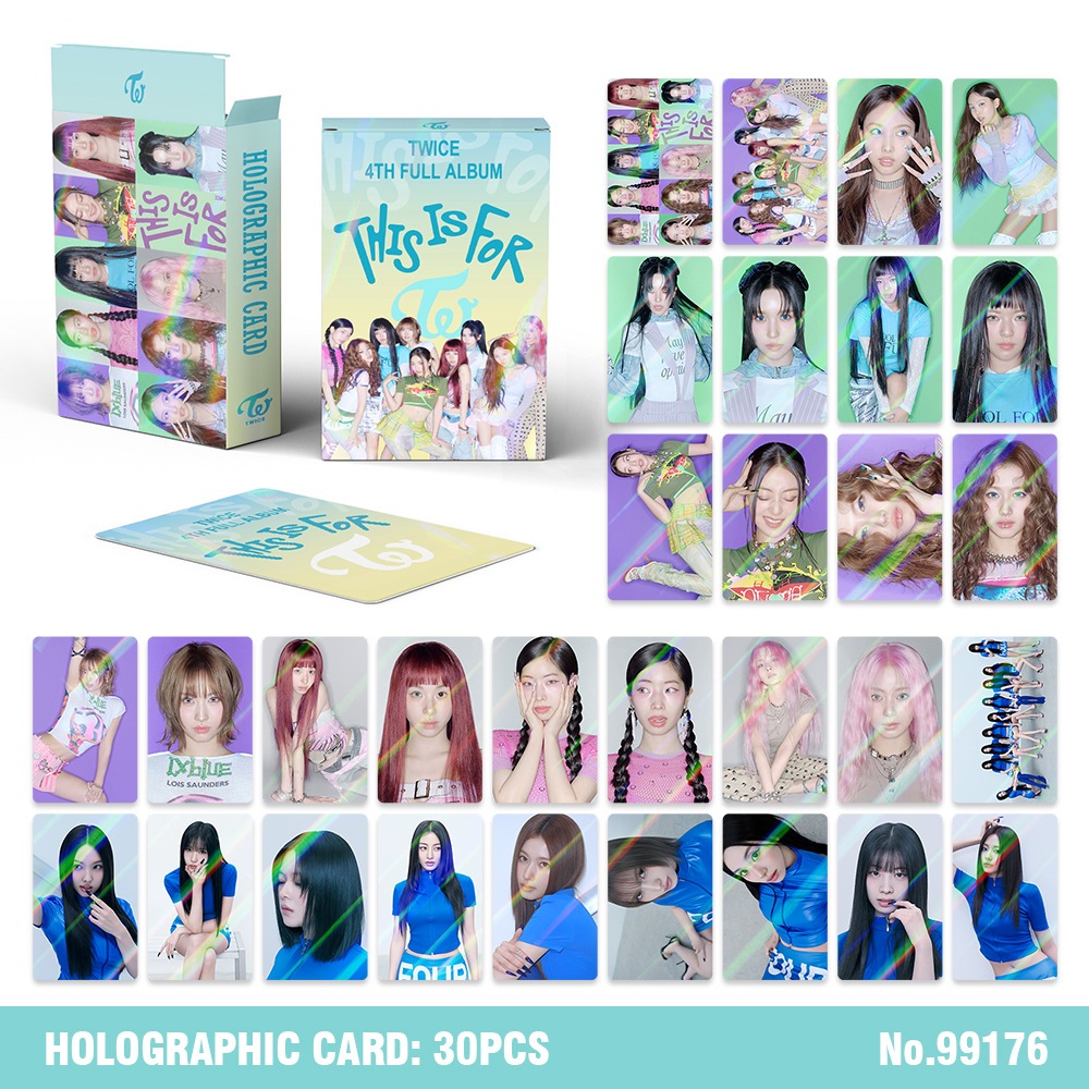30 Unidades Duas Vezes Este É Para Casa Doce Uma Vez Álbum De Mergulho Laser Holograma Cartões Lomo Holográficos Nayeon em Oferta na Shopee