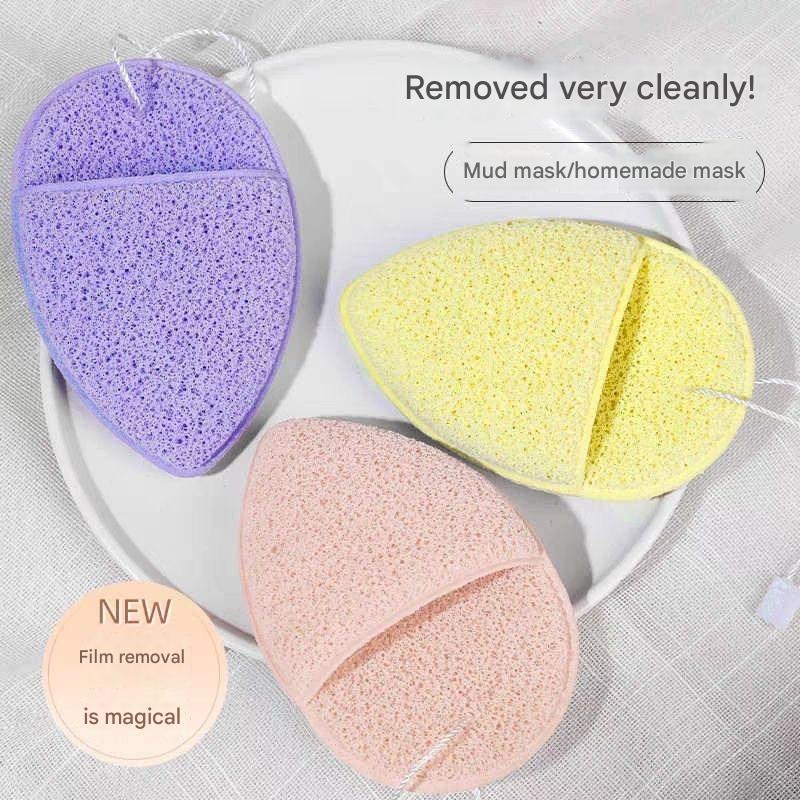 Luva De Esponja Facial Reutilizável De Lavagem Limpeza Profunda De Poros E Esfoliante Cravos Diária Removedor De Maquiag