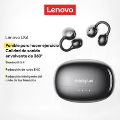 Lenovo LK6 Fone De Ouvido Bluetooth Limpar Alto E Baixo Uso Extralongo