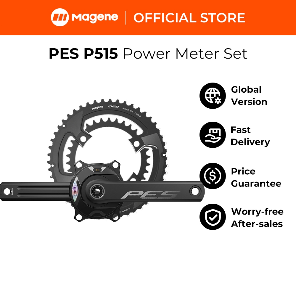 Magene PES P515 Medidor De Energia 24mm Eixo De Aço 110BCD 4 Parafusos Pedaleira Para SHIMANO Sram - Sports & Outdoors