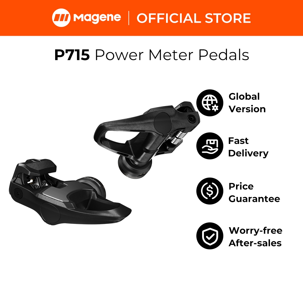 Magene P715 Medidor De Energia De Bicicleta Pedais Equilíbrio De Cadência Para KEO & SPD-SL Baseado Em Pedal De Ciclismo em Oferta na Shopee