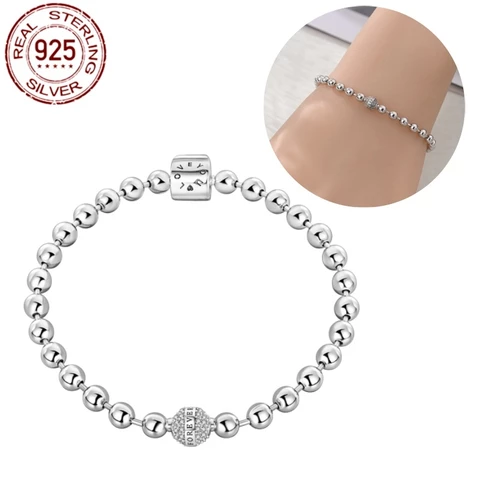 100% s925 prata Original pulseira Design Venus acompanhante pulseira feminina presente de aniversário