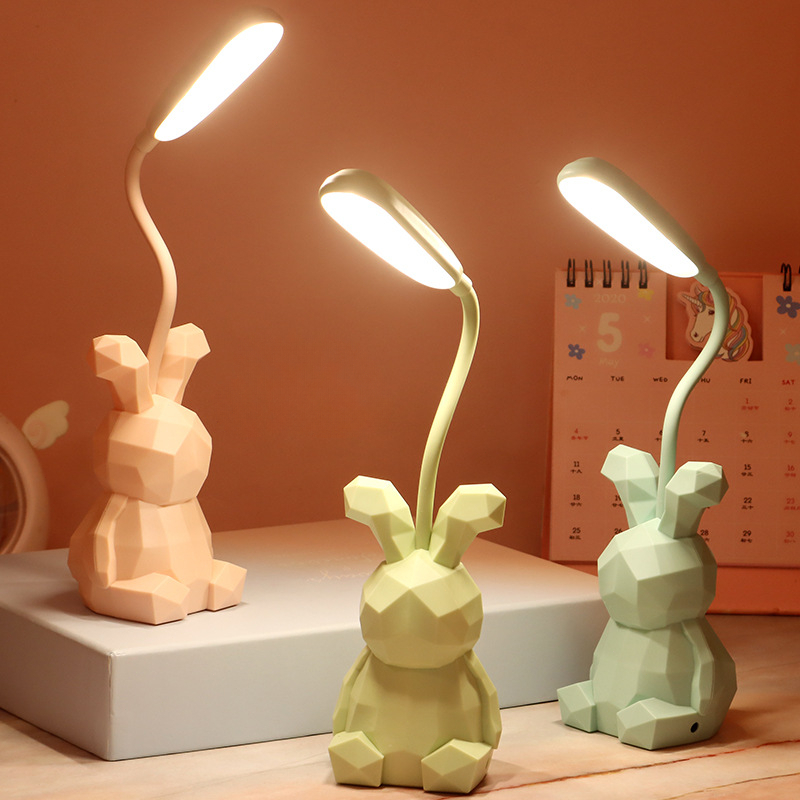 Luminária de mesa decorativa pequena LED / USB em forma de coelho LE-5832