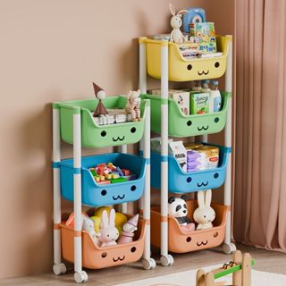 haosin Organizador Lnfantil Brinquedos Prateleiras Para Armazenamento de Brinquedos, Lanches em Oferta na Shopee