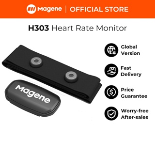 Magene H303 Monitor De Frequência Cardíaca Mover Bluetooth ANT + Sensor Com Alça Torácica Para Bicicleta Esportiva em Oferta na Shopee