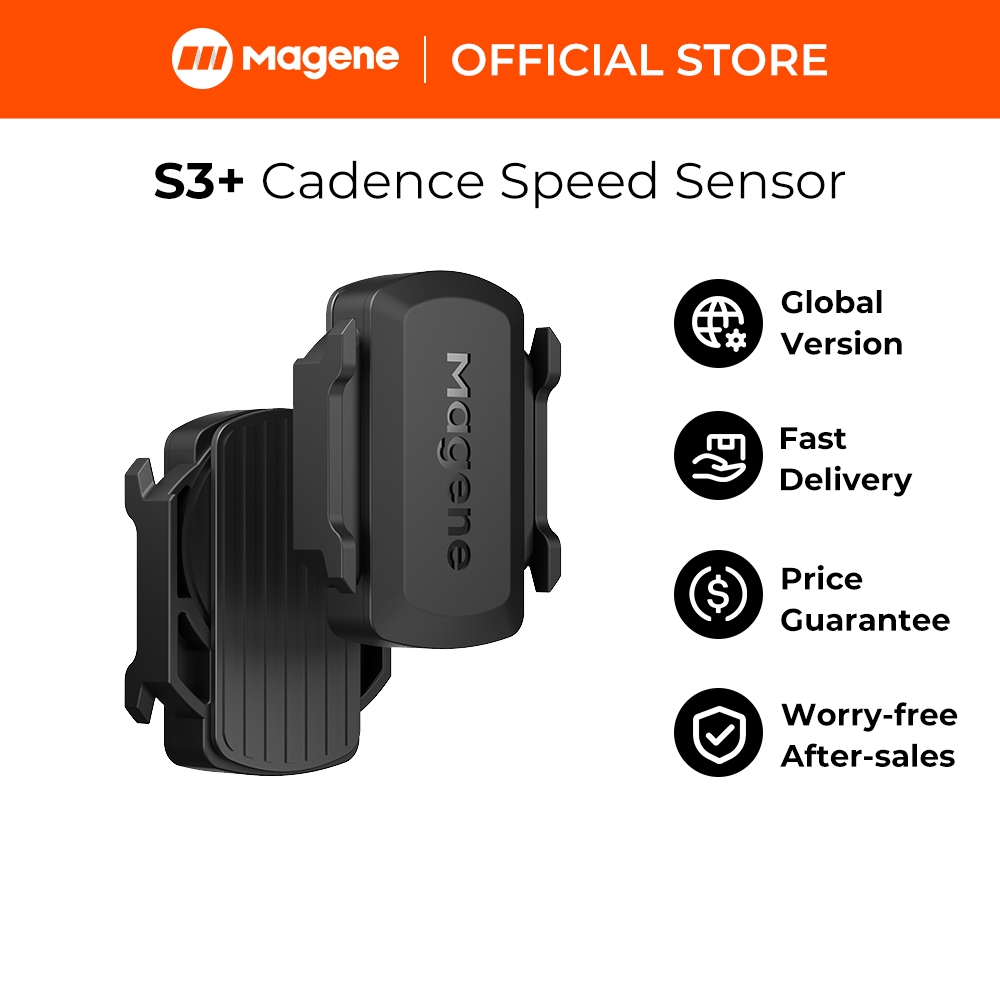 Sensor De Cadência De Velocidade Magene S3 + Formiga bluetooth Duplo Compatível Com Wahoo Onelap Zwift - Sports & Outdoors