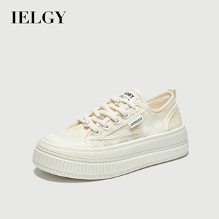 IELGY Sapatos De Lona Feminina De Malha Espessa Com Sola Grossa Altura Respirável Esportes Casuais Respiráveis em Oferta na Shopee