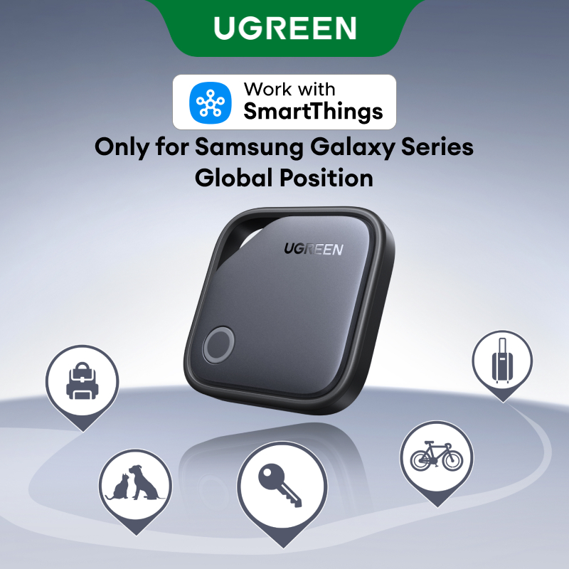 UGREEN Tracker Samsung Locator Trabalhe Com SmartThings Verificação De História De Localização De Posição Global Apenas em Oferta na Shopee